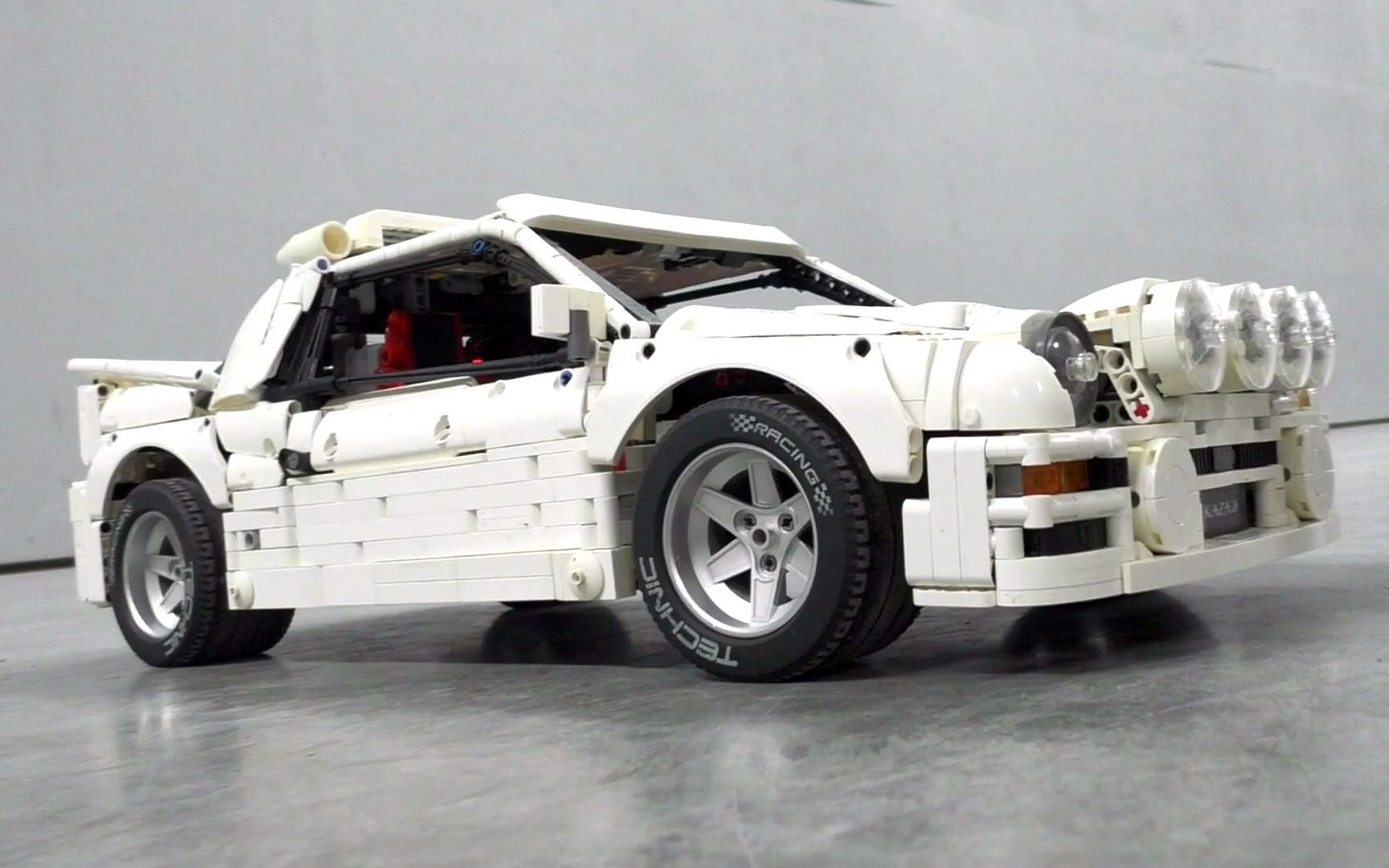 福特rs200 b组拉力赛车 lego乐高 technic科技/机械 moc_哔哩哔哩