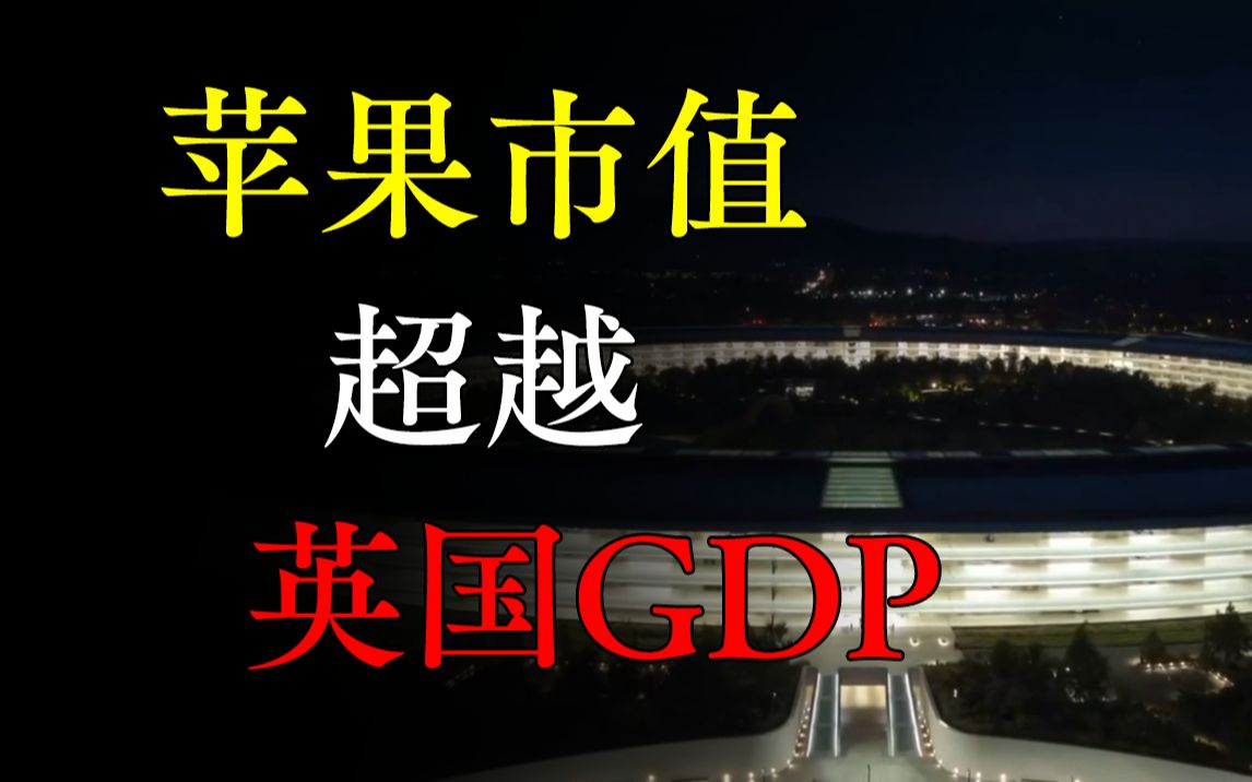 苹果市值超全球98%国家的GDP,为什么公司的估值越来越天文数字?哔哩哔哩bilibili