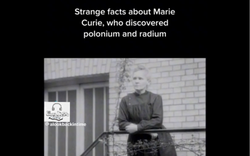 英语听力练习～居里夫人