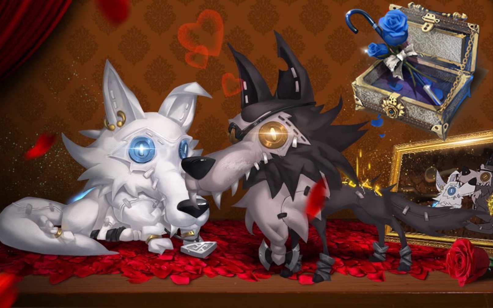 【第五人格】情人节限定奇珍跟宠:吉利,弗雷齐;返场奇珍挂件:蓝色玫瑰