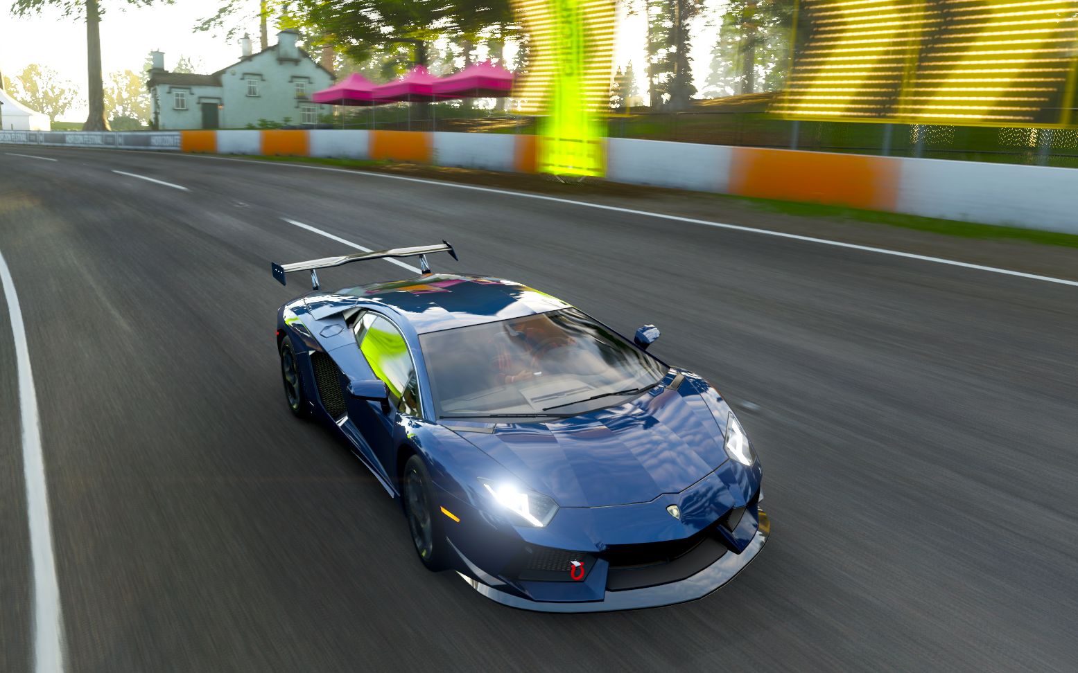 【地平线4】兰博基尼 lp700-4二刷格伦兰诺赫山坡冲刺赛地平线4 手