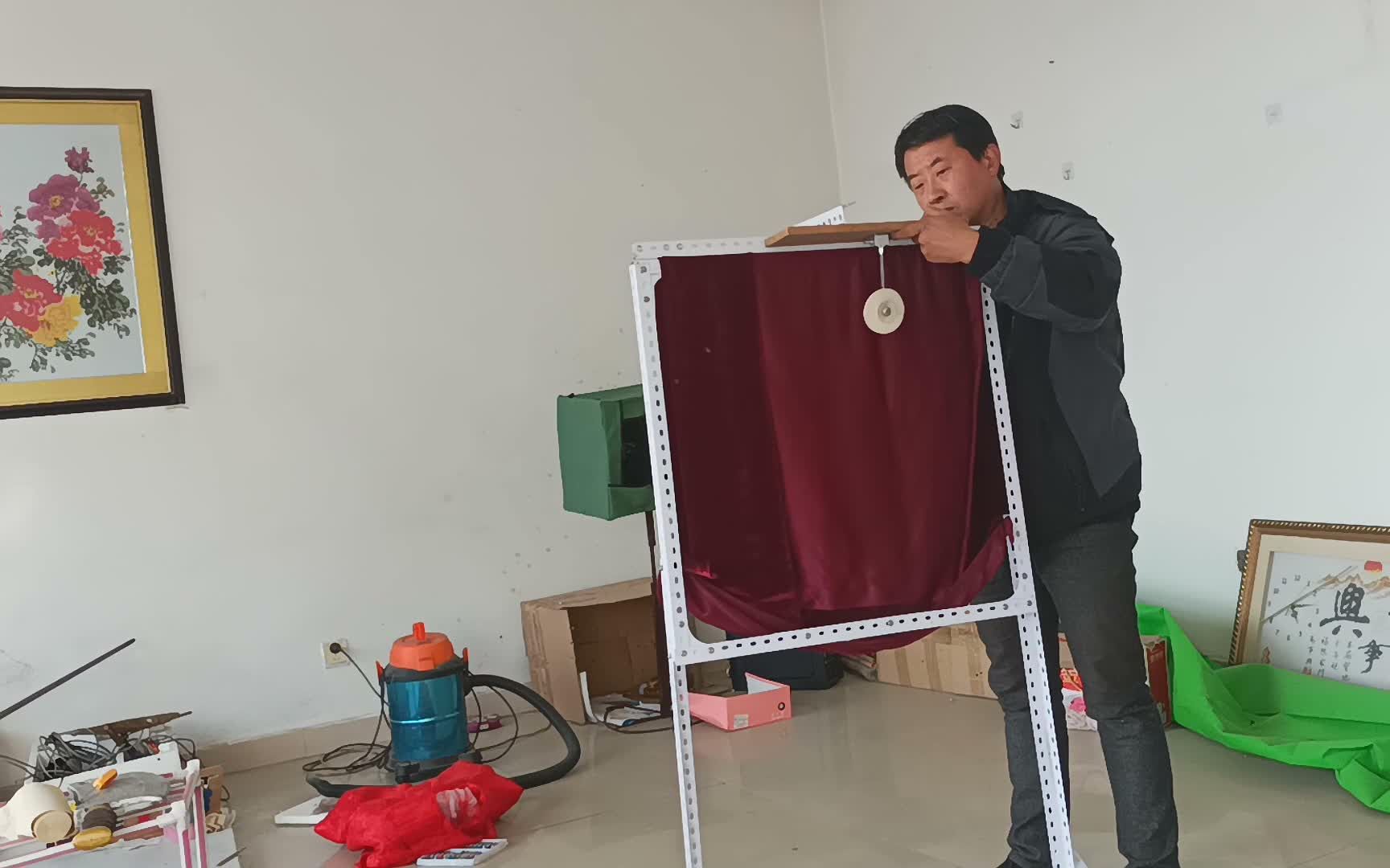 买的靶箱不好用坏掉了,自己制作一个弹弓靶箱,超大号落点可看到