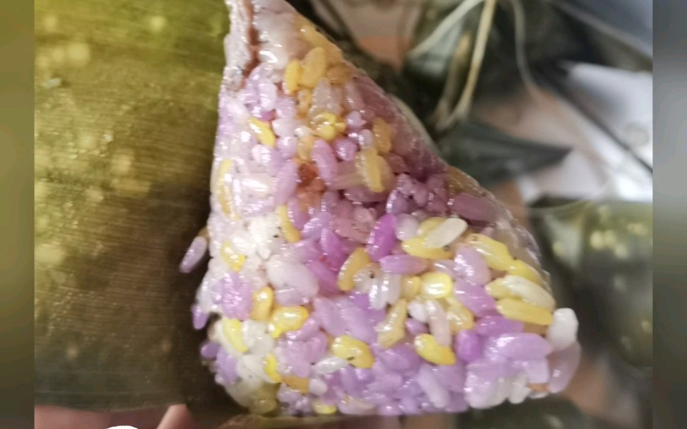 老家的味道,花米饭粽子
