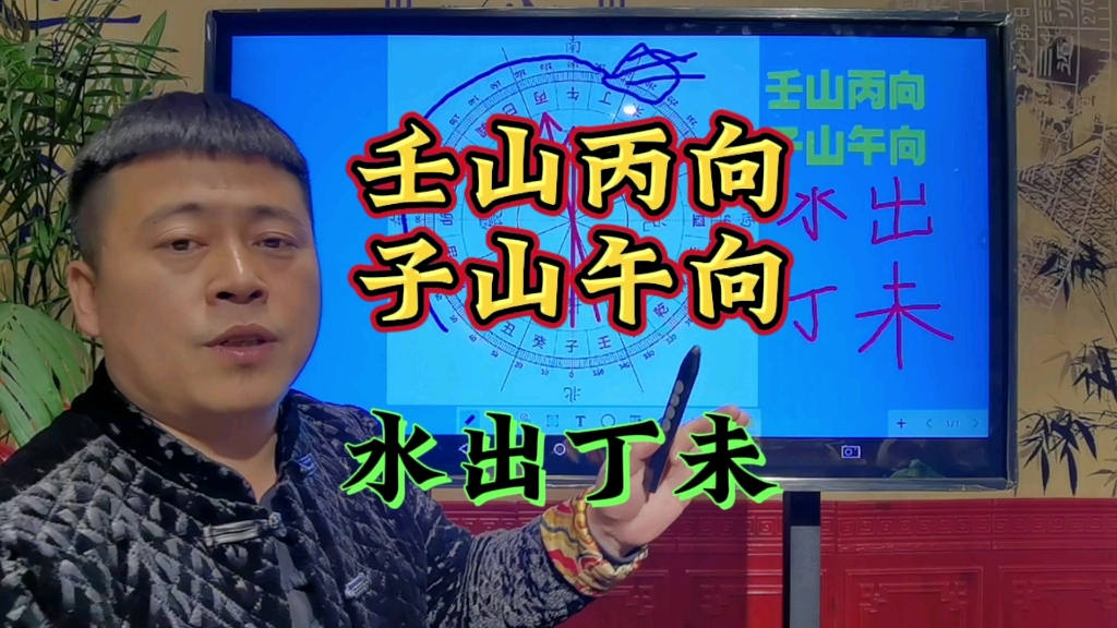 地理五诀:壬山丙向,子山午向水出丁未含义解析,吴向东哔哩哔哩bilibili