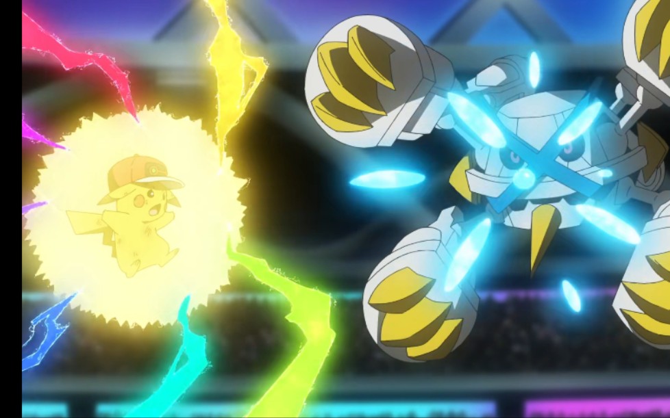 【宝可梦大师ex】小智&皮卡丘千万伏特vs大吾,跨属2000分核弹_哔哩