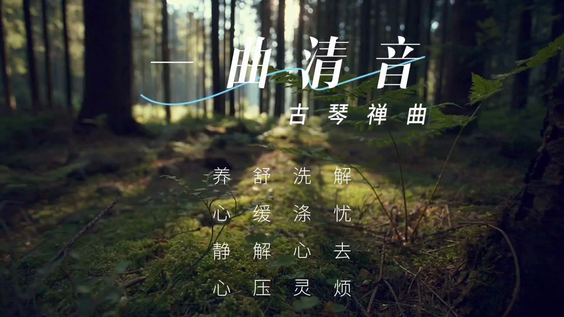 [图]【音乐静听】103古琴禅曲《一曲清音》解忧去烦，洗涤心灵，舒缓解压，养心静心，空灵淡雅，净化心灵，涤尽烦扰，静心安神