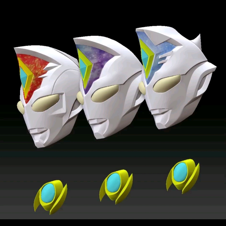 戴凯奥特曼头盔3d打印文件,600出,诚心想要私聊