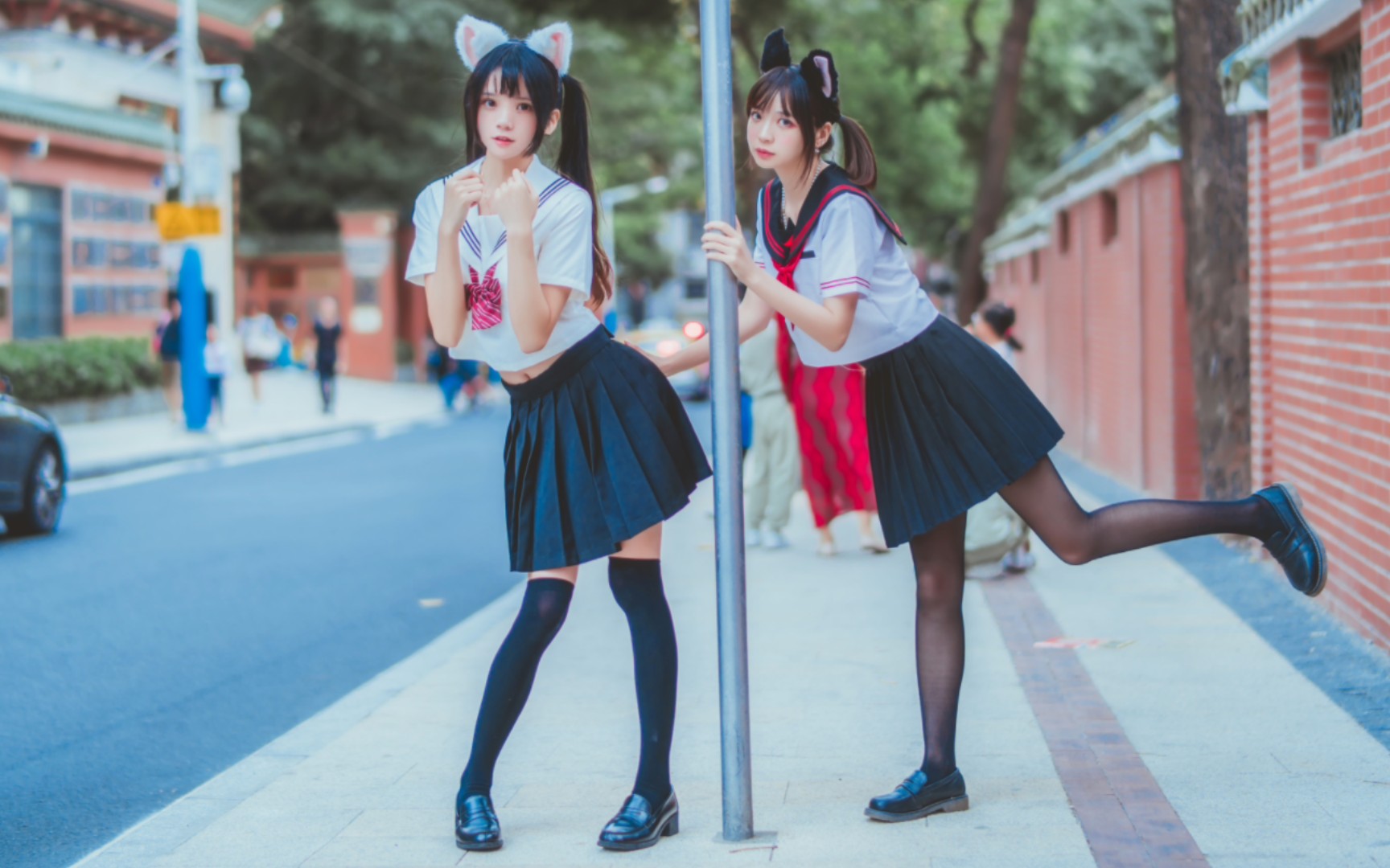 桜桃喵&疯喵ss—jk百合少女