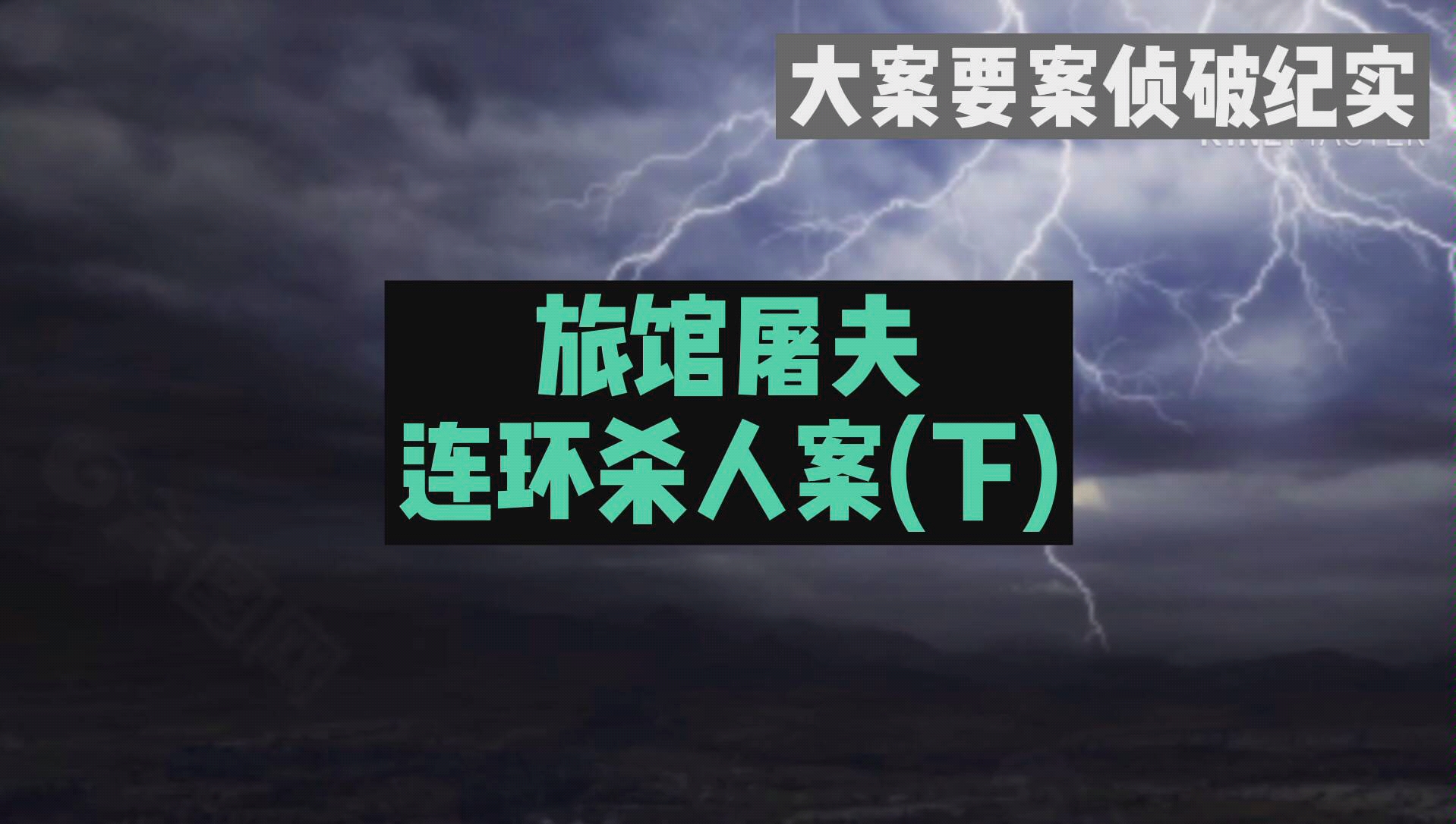 大案要案侦破纪实旅馆屠夫连环杀人案下