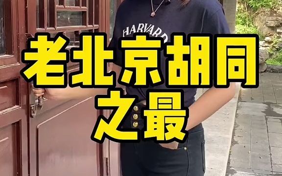 老北京的胡同,你们了解多少?哔哩哔哩bilibili