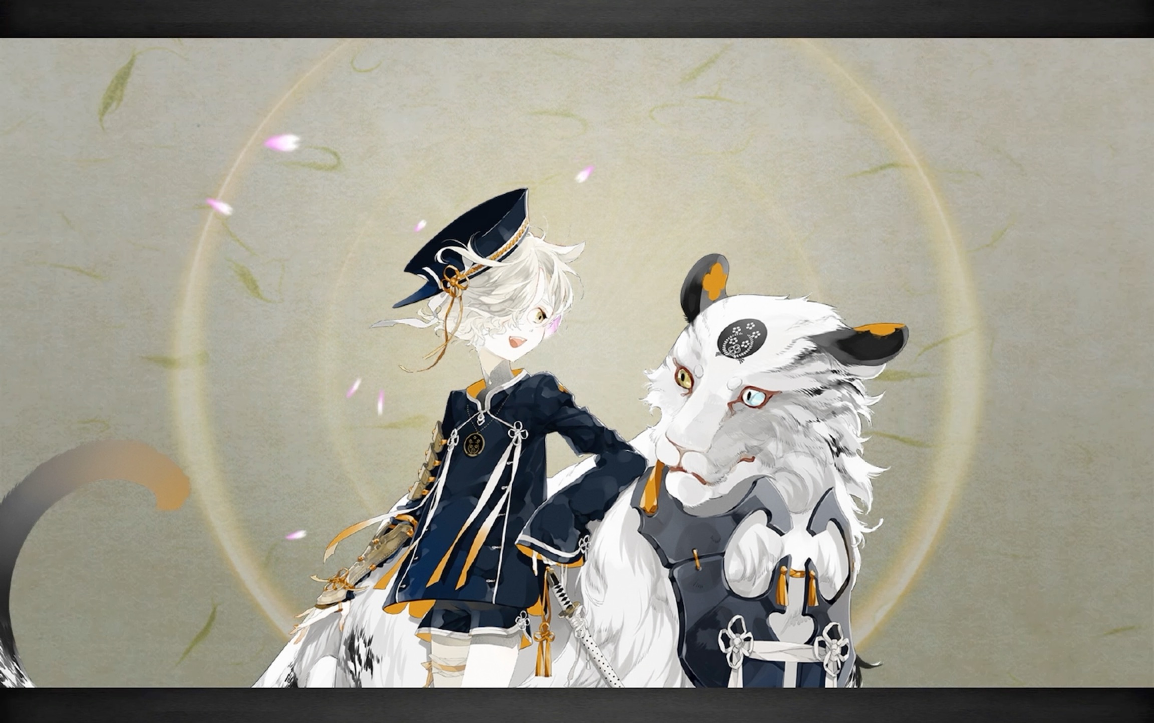 【刀剑乱舞】五虎退修行归来_极化乱舞lv5语音_给家主的信