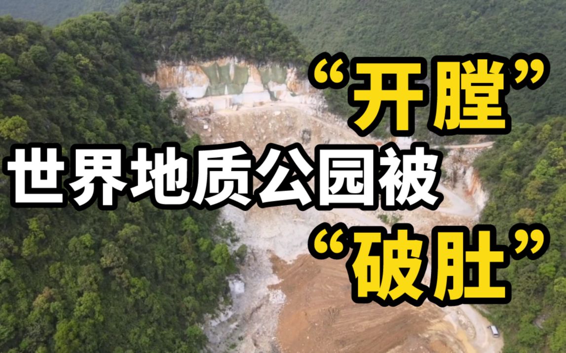 世界地质公园被“开膛破肚”:违规操作为何能通过层层审批?哔哩哔哩bilibili