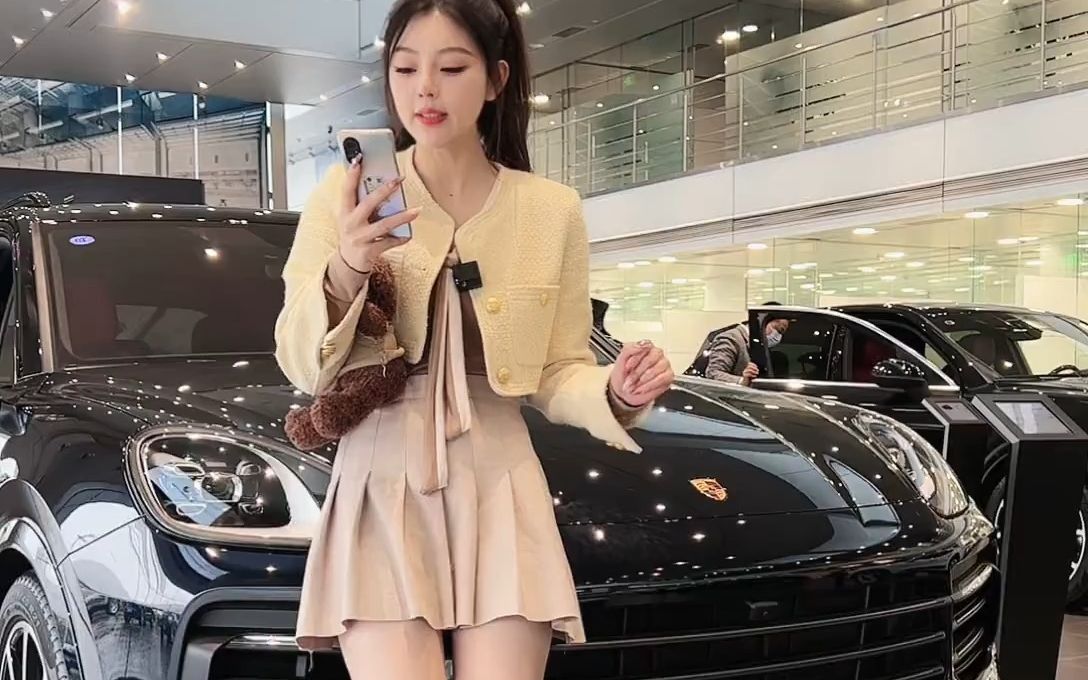 【颜选直播】州青口保时捷中心 2023-03-29 主播冰冰 下午场 超好看大