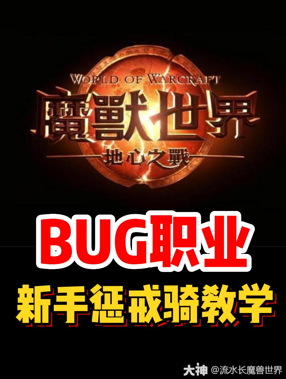 BUG职业,惩戒骑新手教程!#魔兽世界# #地心之战# #网易大神#哔哩哔哩bilibili