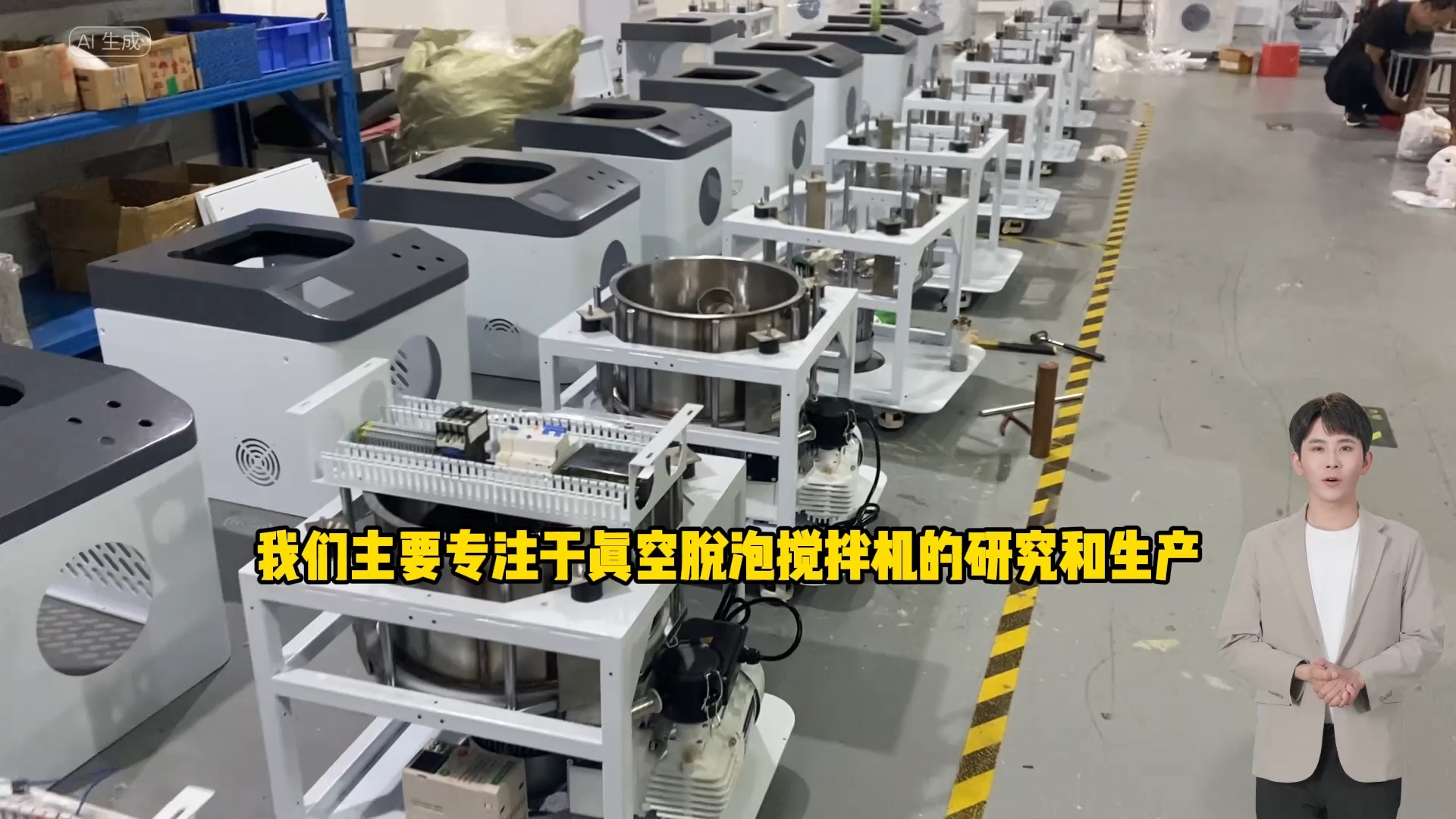 汉盈电气真空脱泡搅拌机