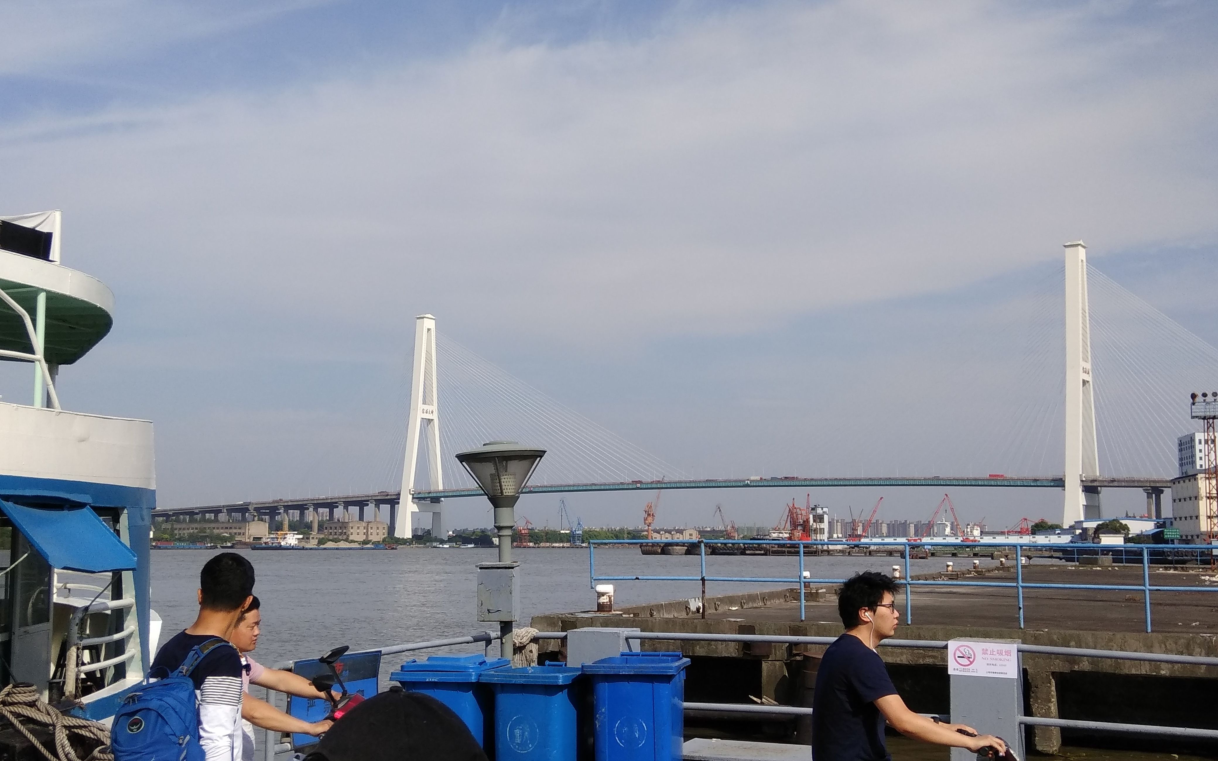 pov51上海轮渡三港线港口渡口三林渡口船头pov