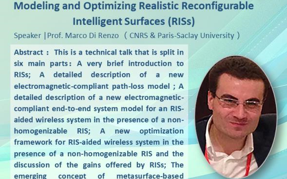 RIS前沿技术系列讲座(四)Prof. Marco Di Renzo报告录屏哔哩哔哩bilibili