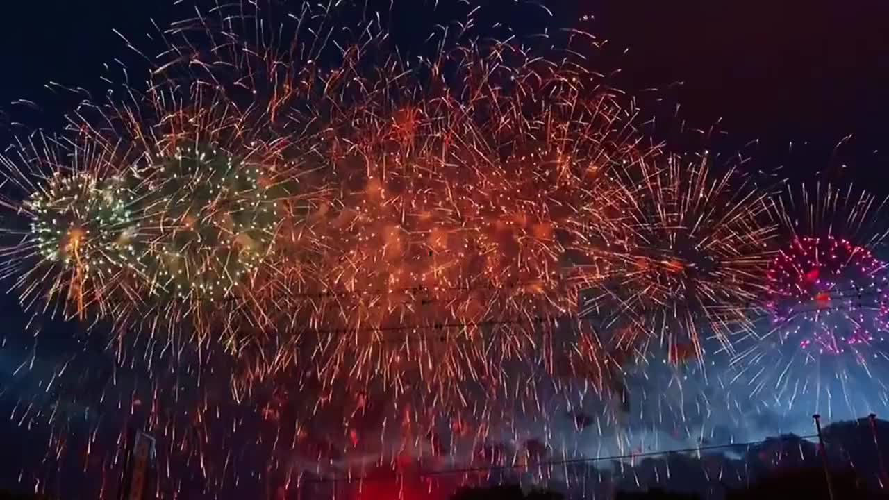 【最美的跨年烟花】祝大家2021新年快乐