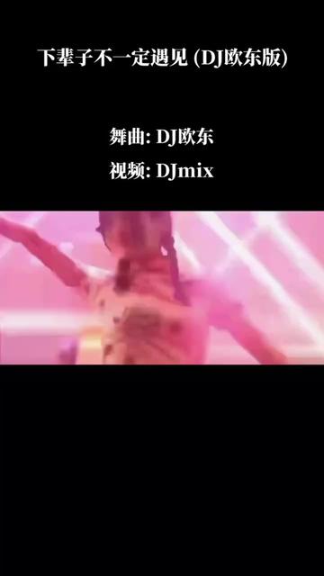 梅朵《下輩子不一定遇見》(dj歐東版)