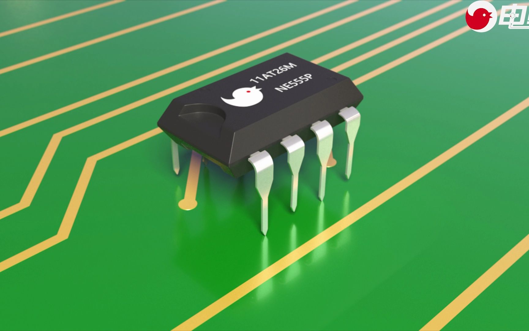 【直观】ne555芯片踩点行走