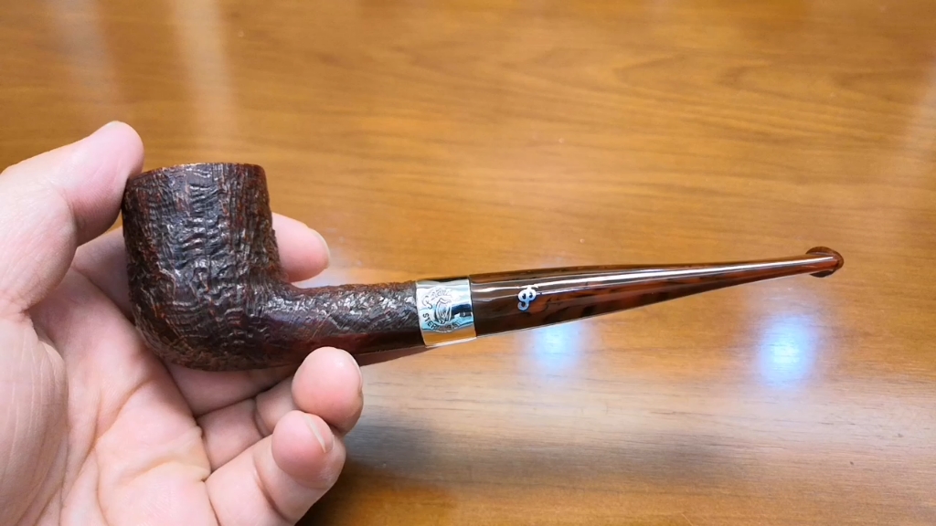 爱尔兰彼得森烟斗peterson lrish harp 15银 喷砂撞球925银圈坎伯兰直