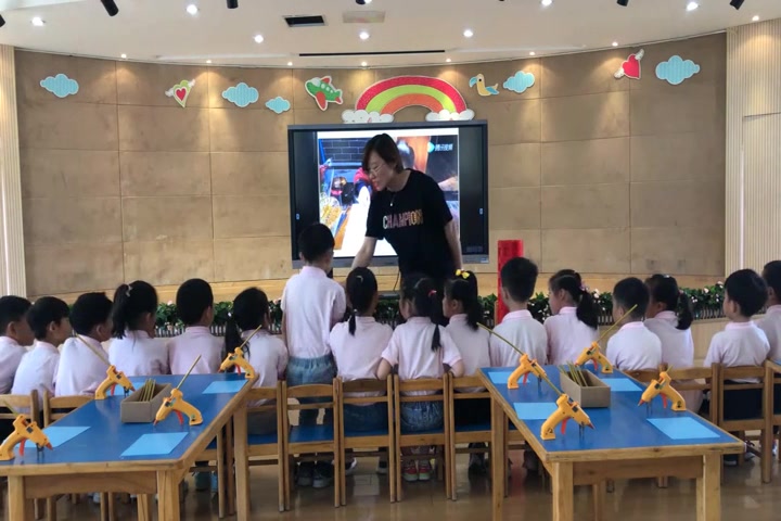 幼儿园大班美术糖人课堂实录优质课视频公开课教学视频