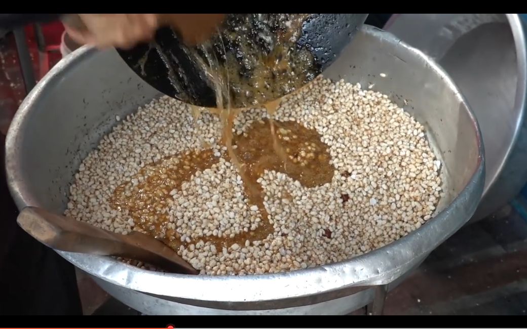 台湾街头米花糖制作,舒适解压