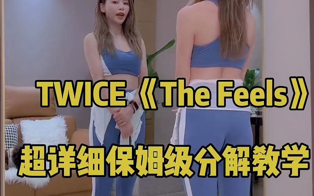 热呼呼的分解来啦~花5分钟学会它twice thefeels thefeels舞蹈分解教学哔哩哔哩bilibili