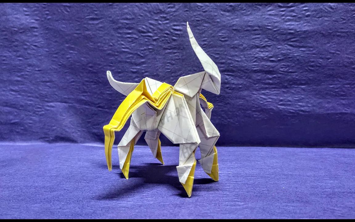 origami instructions 阿尔塞乌斯宝可梦折纸教程pokemon arceus