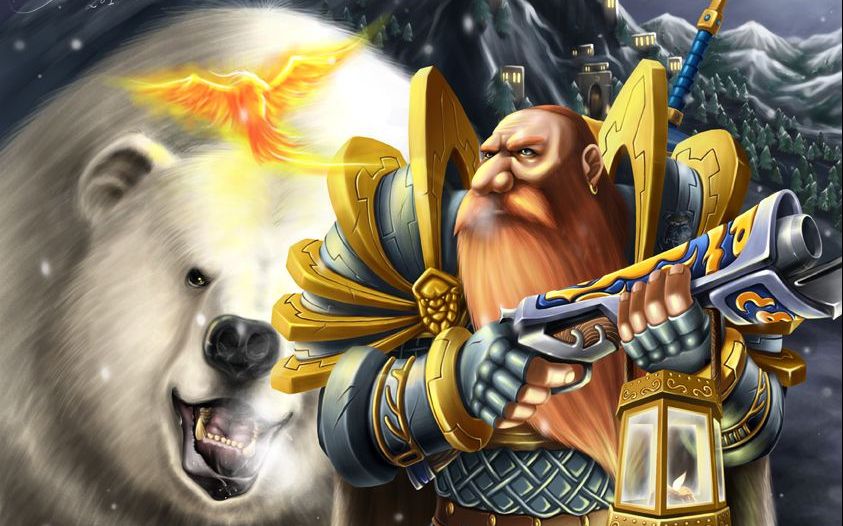 矮人大叔猎 魔兽世界矮人新手篇解说第三期(抵抗黑铁矮人的攻击,猎杀