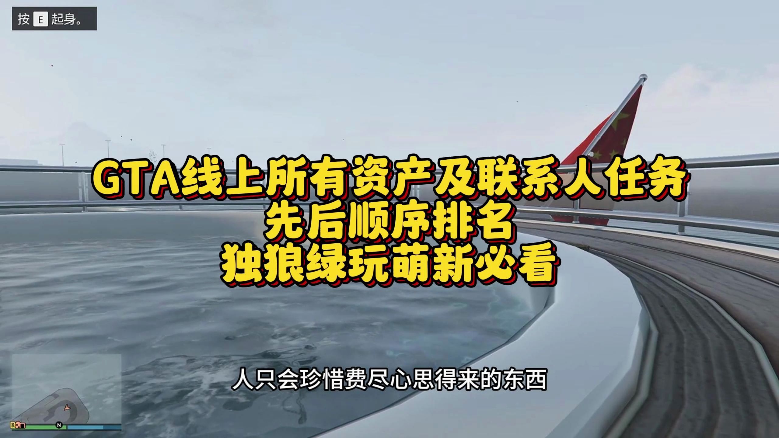 [图]GTA线上所有资产及联系人任务排名，独狼绿玩萌新必看