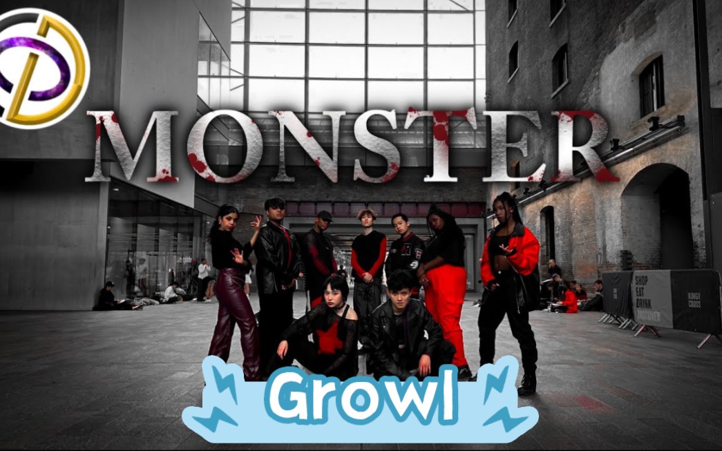 exo-monster growl超赞超帅翻跳路演!这个舞蹈的步法太疯狂了!o.d.