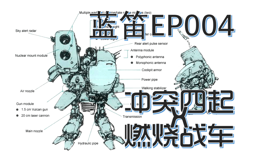 [图]【蓝笛】冲突四起的燃烧战车 合金装备元祖-现世篇