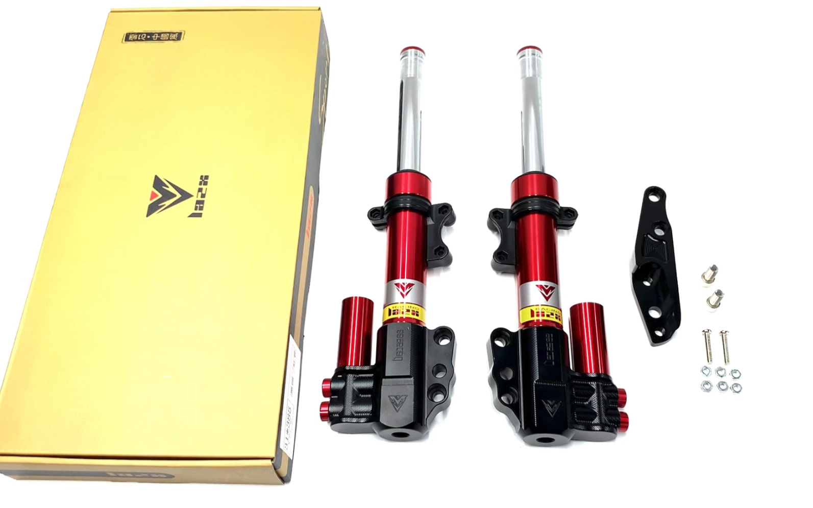 雷石lazx303133芯385孔距电摩小牛前减震器