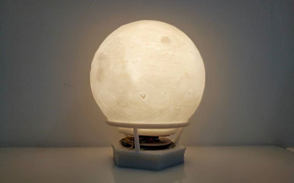 3d打印月球灯