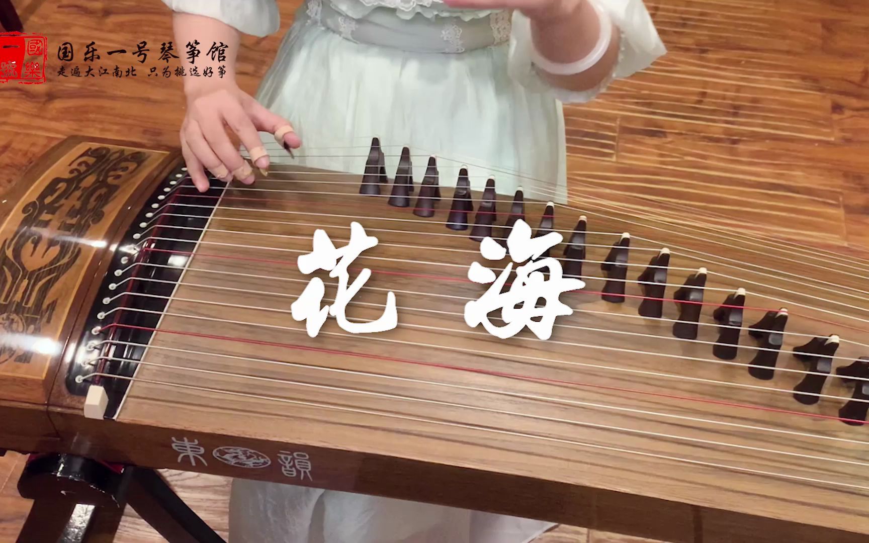 古筝唯美演奏花海不要你离开思念变成海