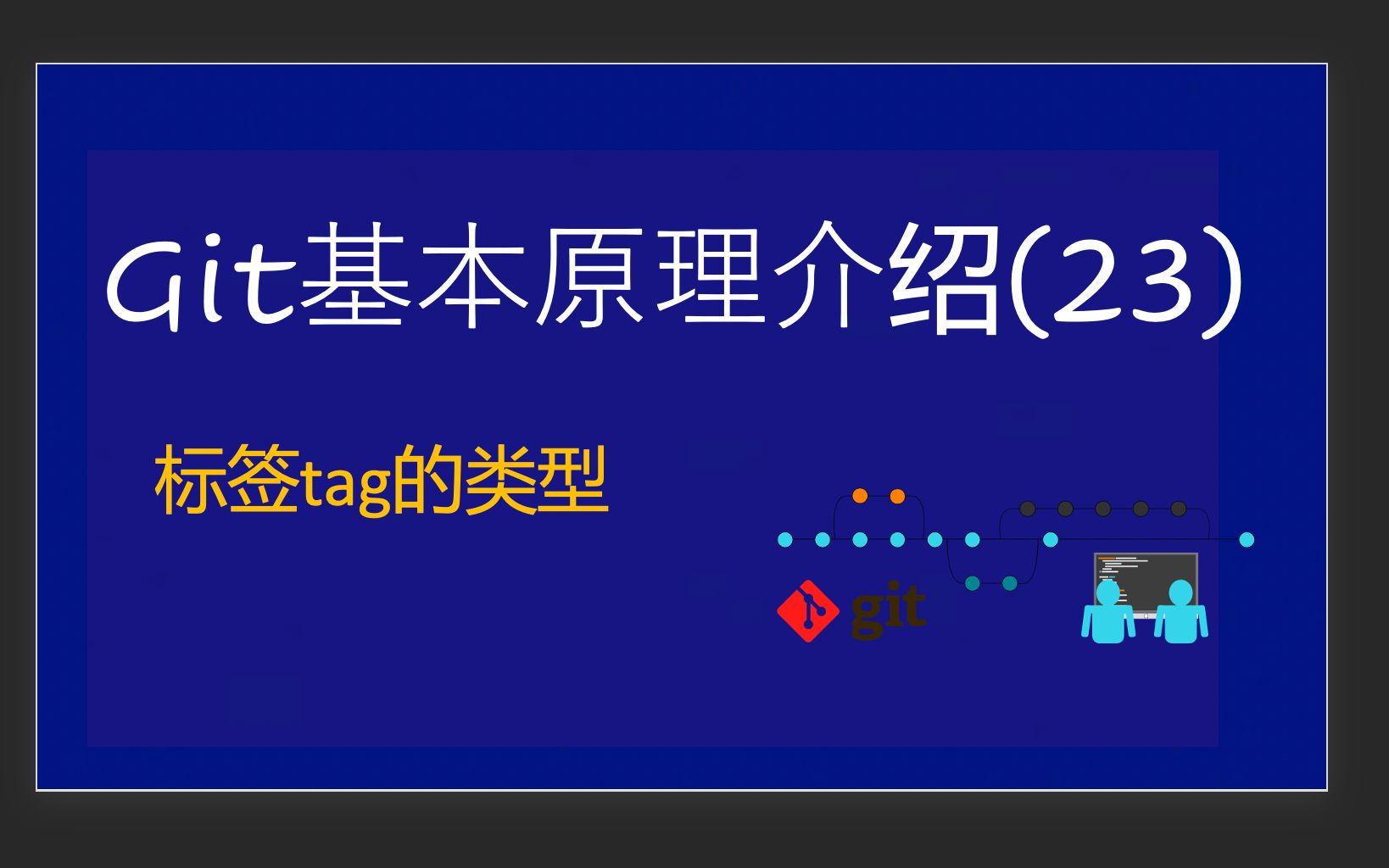 Git基本原理介绍(23)——标签tag到底是怎么回事哔哩哔哩bilibili