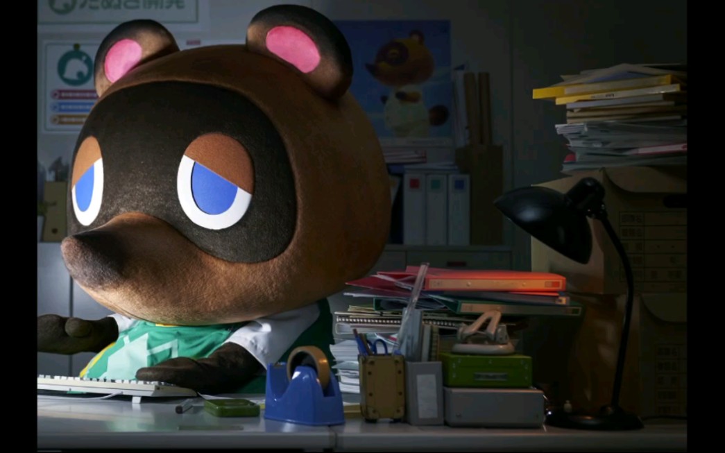 集合啦动物森友会狸猫狸吉与静江