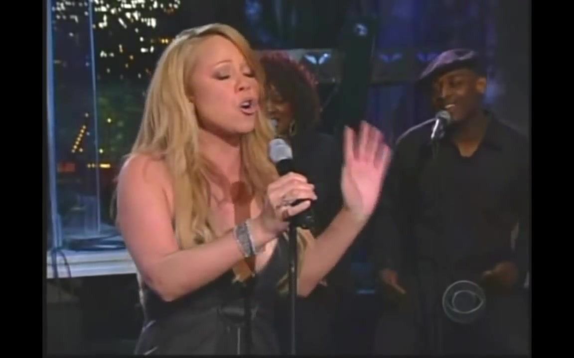 [图]【世纪大回春】Mariah Carey - We Belong Together (Live 2005 Letterman Show)