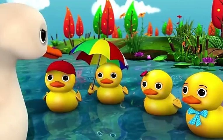 [图]001 Five little ducks