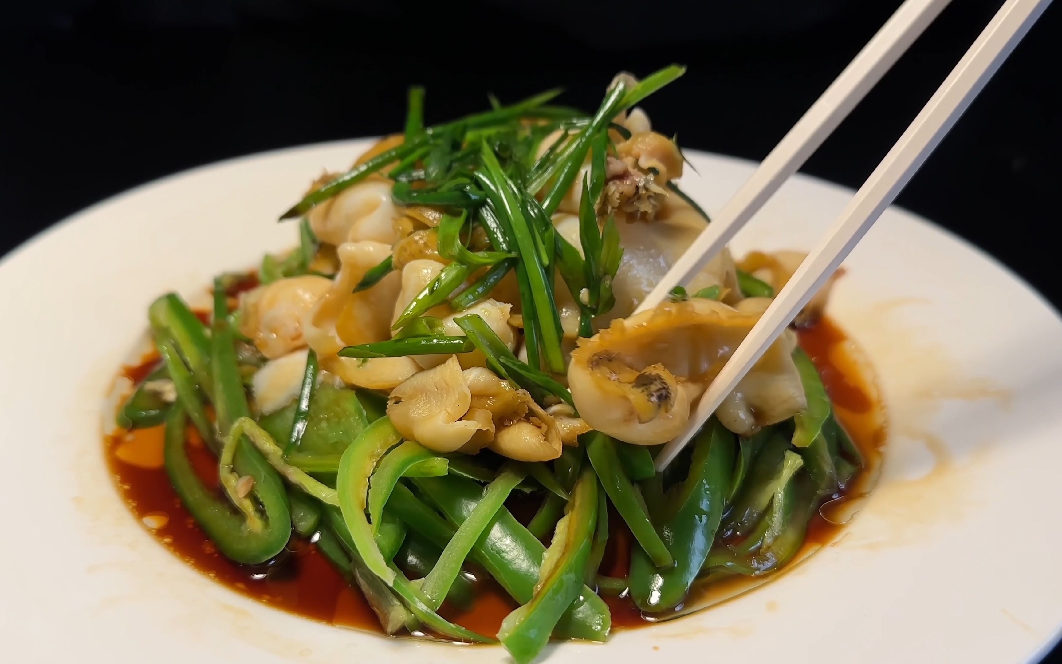 过度的热情就像热水养花|白灼鲍鱼青椒