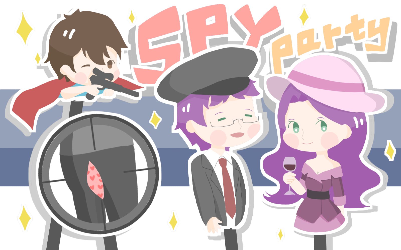 陆散《spy party》间谍派对哔哩哔哩bilibili