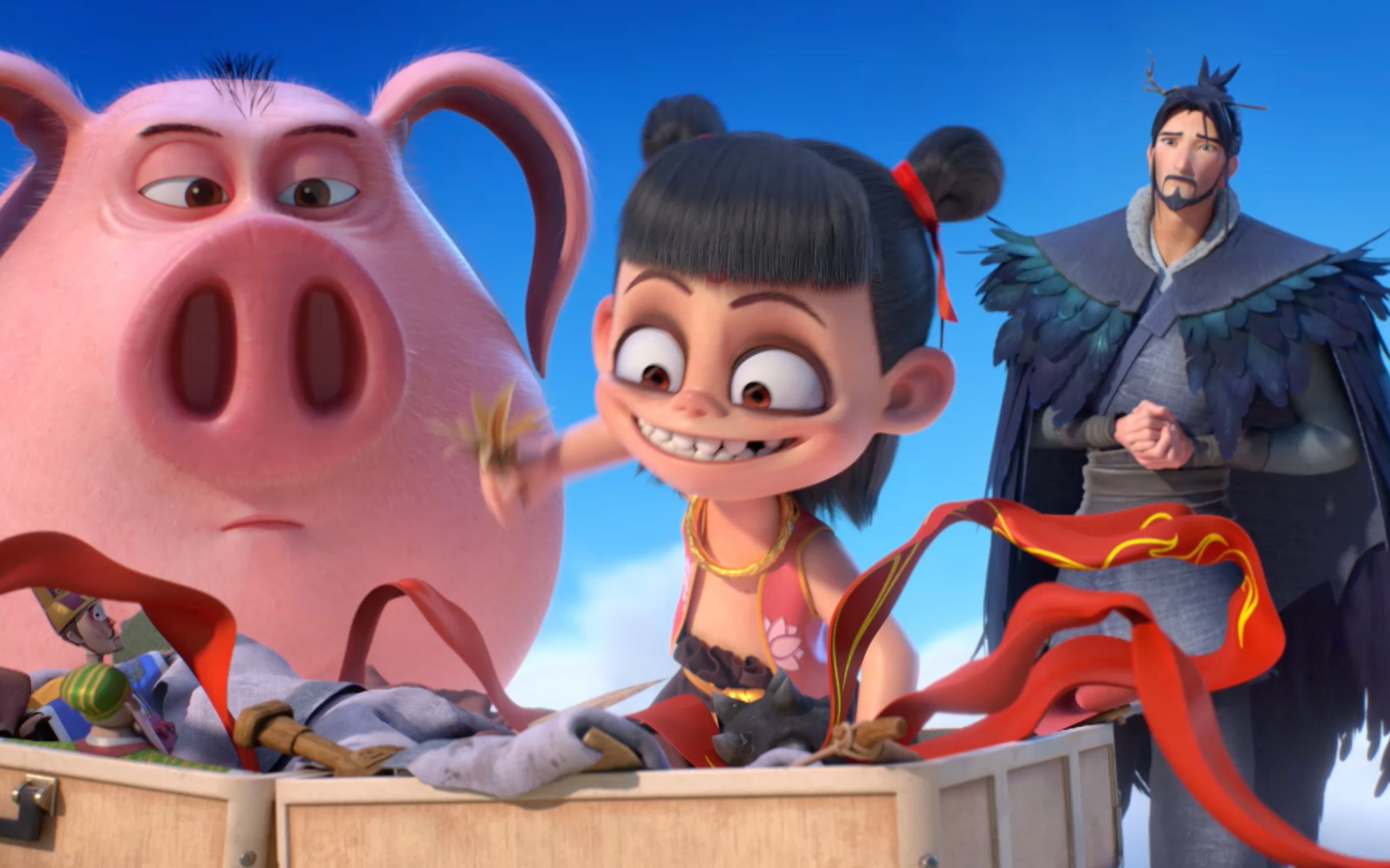 牛蒙蒙&姜子牙&哪吒 樱花三月下人间