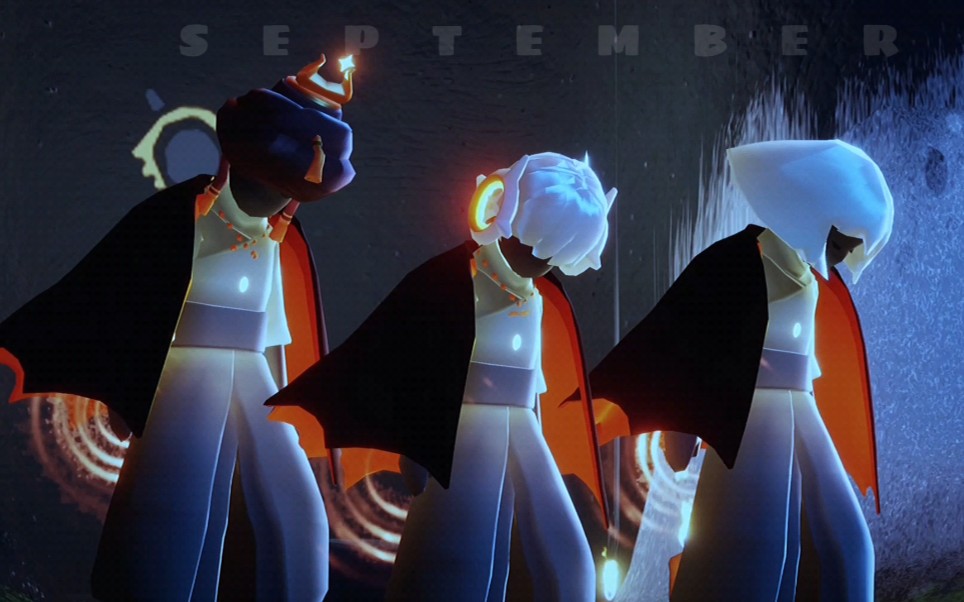 【sky光遇】【咖喱x正太x平菇 】哇塞x3_哔哩哔哩bilibili_sky光遇