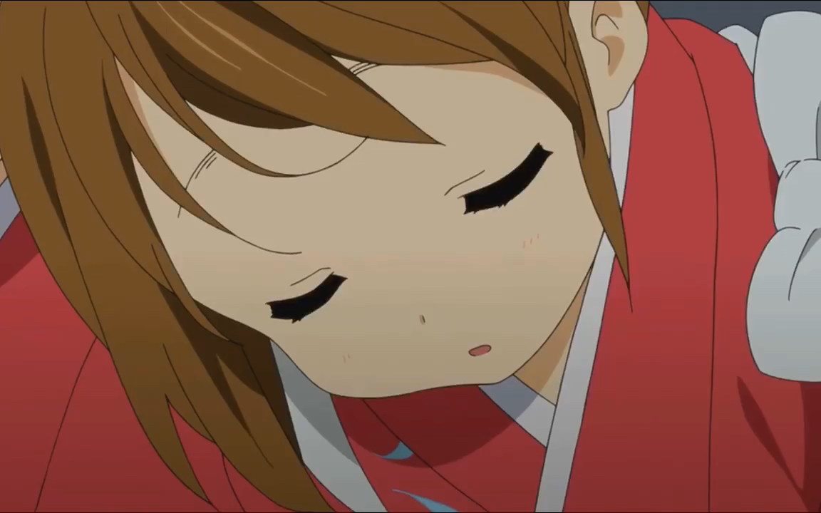 【轻音少女】呆唯睡觉会有人看吗