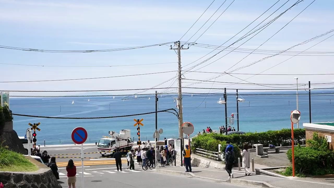 日本神奈川七里滨高中图片