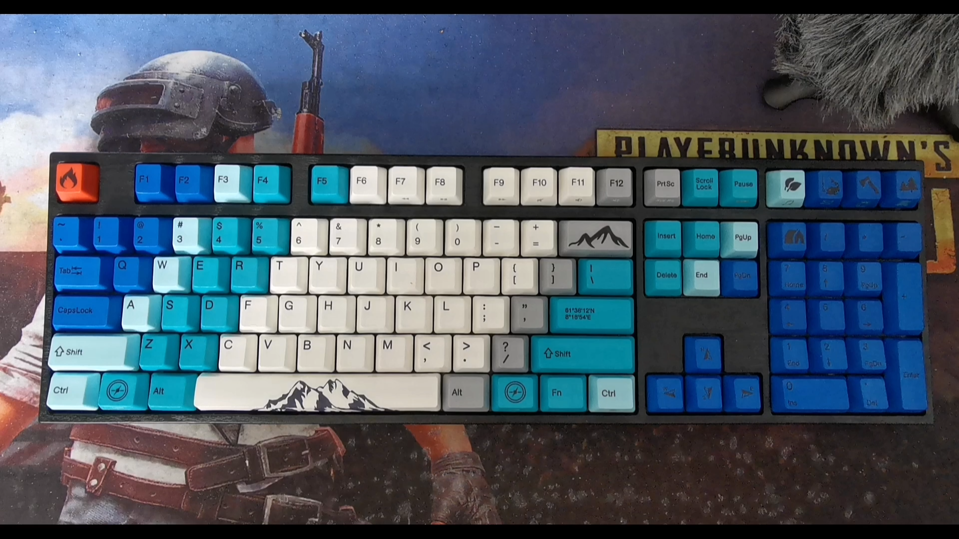 阿米洛108山巅樱桃/cherry红轴机械键盘润轴以及调教大键手感欣赏