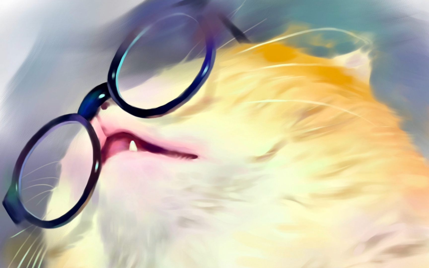 板绘厚涂猫咪打卡