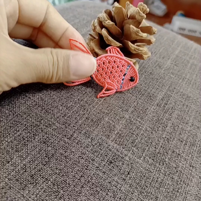 编绳 小鱼 最近没有出教程,等忙完这段时间,教程会陆续更新.