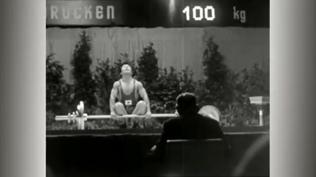 举重历史资料 1961年举重世界锦标赛 男子比赛 Weightlifting World Championships 抓举 挺举哔哩哔哩bilibili